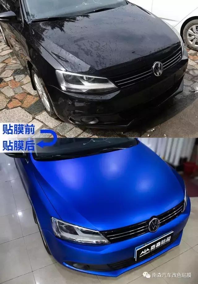 大众速腾极地白改珍珠彩虹膜,恩施大众速腾改色膜最火的颜色