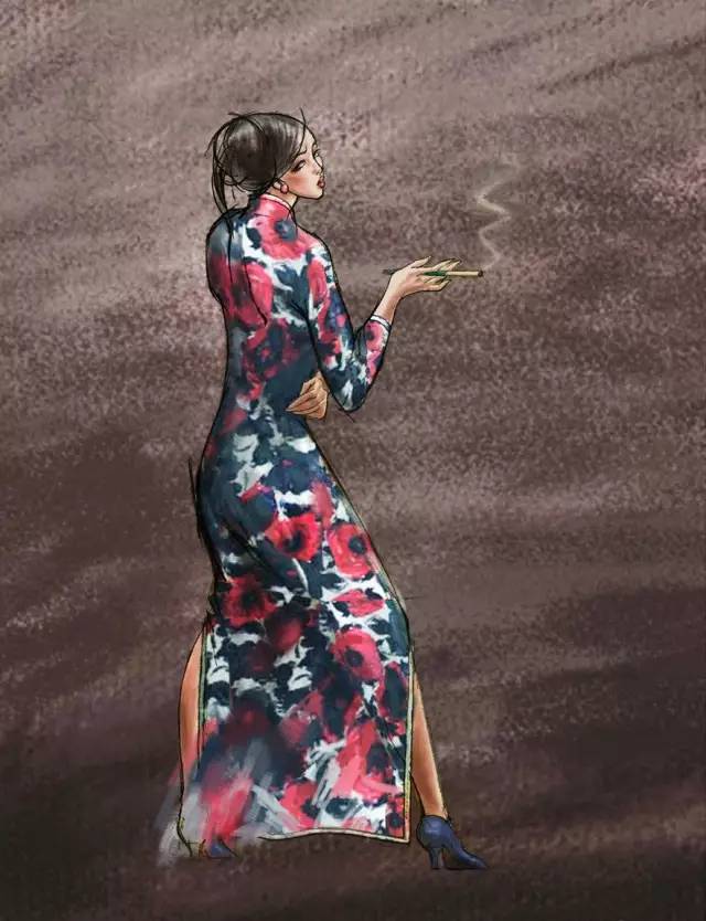 金陵十三钗玉墨旗袍造型,复古旗袍妆金陵十三钗