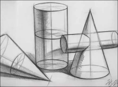 蔡海晨素描零基础入门系列教程,手把手教你从零基础开始学素描