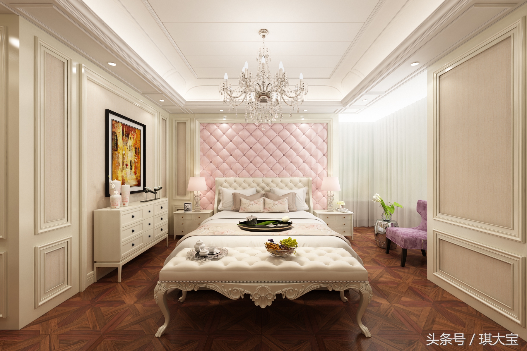 15万装修97平米的房子,15万装修100平方奶油风房子