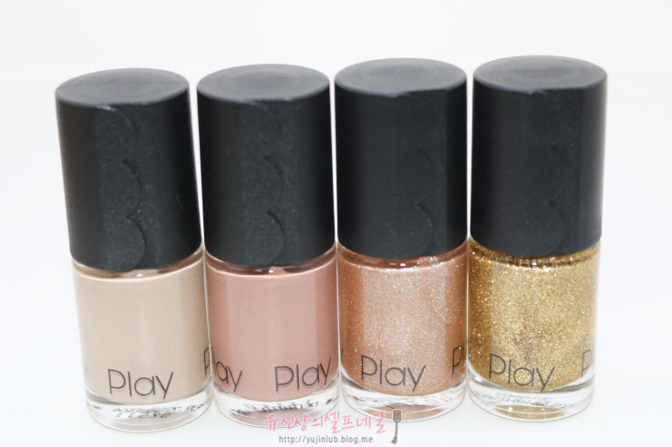 裸色方格条纹美甲~爱丽小屋甲油