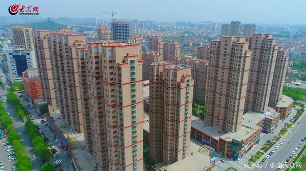 枣庄薛城新城航拍,薛城城南航拍