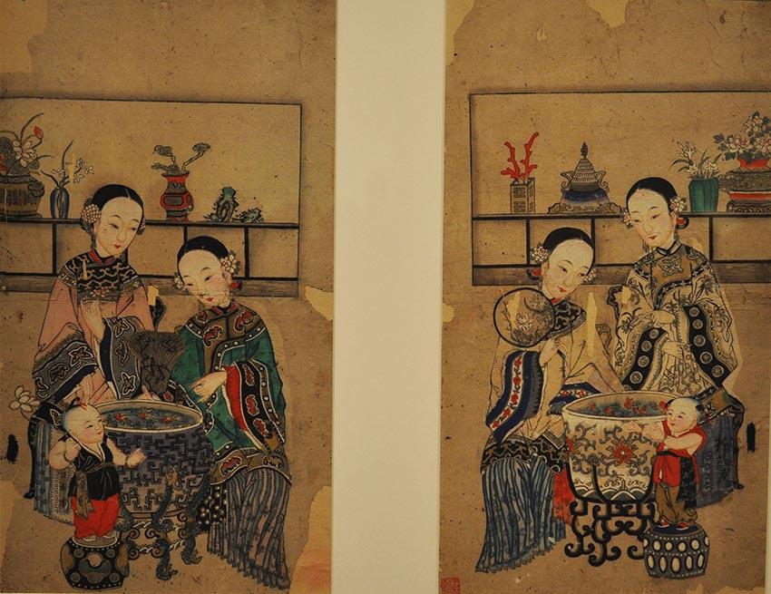 中国民间传统年画总结,中国年画大全民间