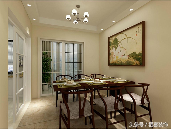 金科122平中式装修风格,房子112平三居室装修中式风格图片