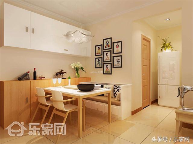 小户型客厅餐厅一体隔断加卡座,小户型卡座餐厅效果图