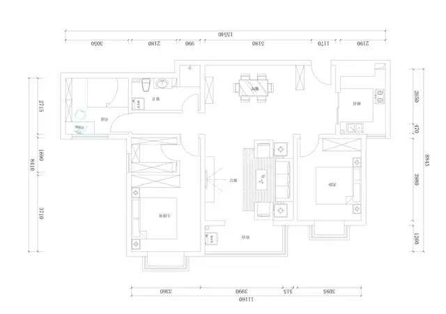 西安120平新中式极简风格,西安140平南北通透装修风格