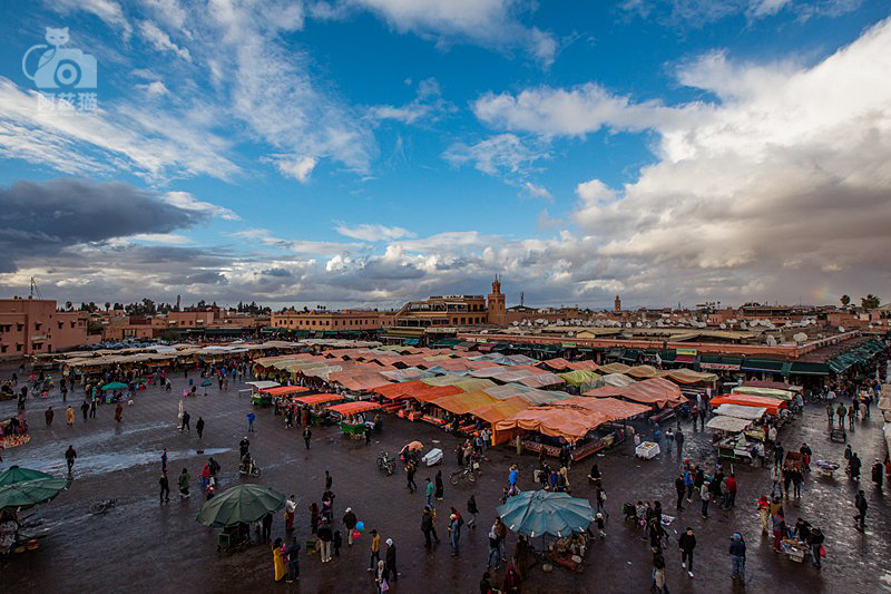 摩洛哥马拉喀什不眠之夜,摩洛哥马拉喀什老城市
