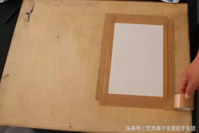 水彩画怎么铺底色,水彩画如何涂匀