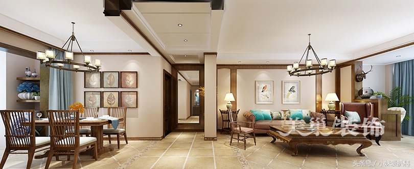 喜欢复古美式风格给人的感觉,美式复古风格不过时