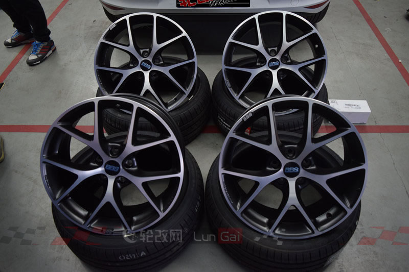 高尔夫7.5r-line17寸轮毂改装案例,高尔夫改装19寸bbs轮毂