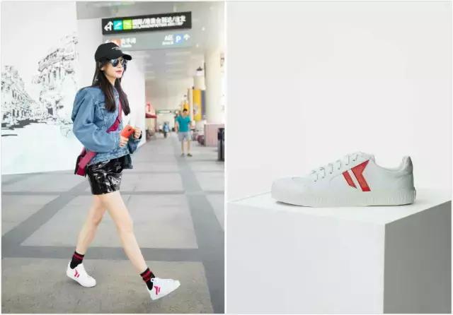 刘雯同款小个子增高松糕小白鞋,moschino刘雯杨幂