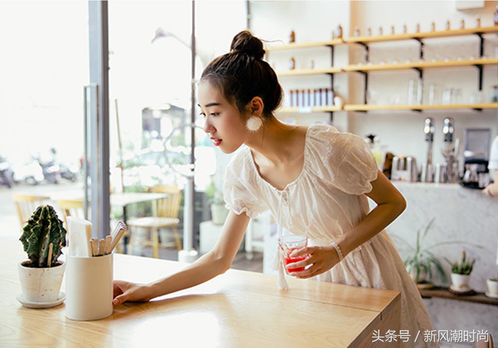 有一种精致叫雪纺连衣裙