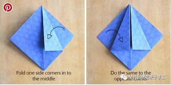 用正方形折起来的星星手工折纸,星星条折纸100个折法小视频