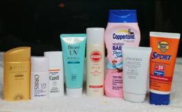 防晒大比拼,防晒的对比图