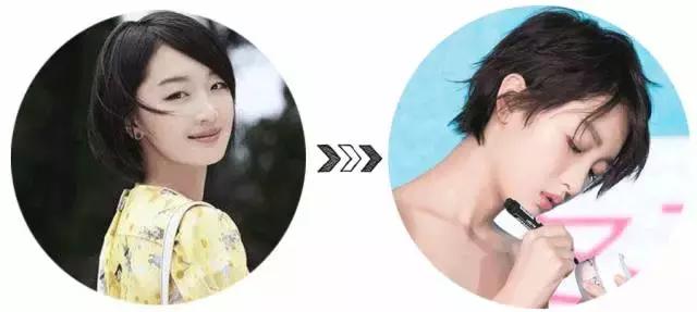 范冰冰罕见短发造型曝光,范冰冰换短发造型