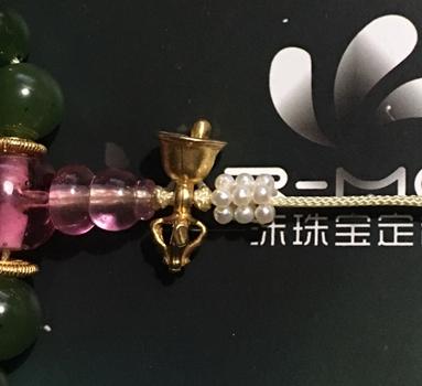 清宫十八子手串的小珍珠,清宫简易造型的教程