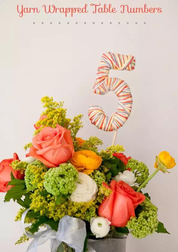 婚礼创意桌牌制作图片,diy手工制作婚礼布置