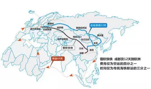 蓉欧快铁终点,蓉欧快铁途经哪些地方