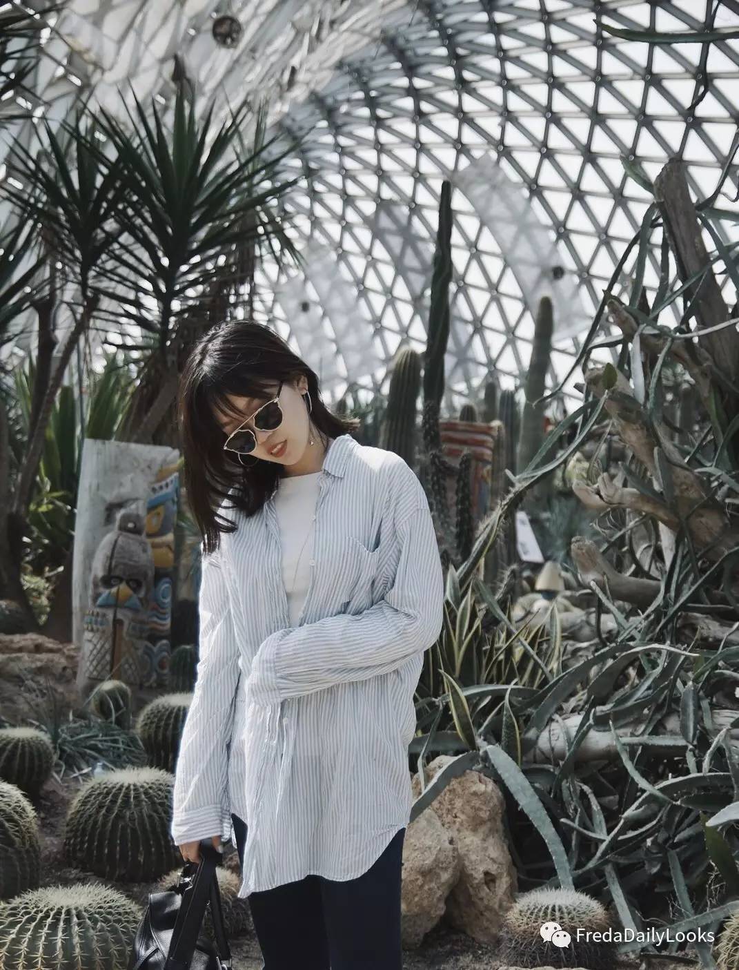 freda穿搭初秋最爱的五套搭配,不同的白tee如何搭配可以更出彩