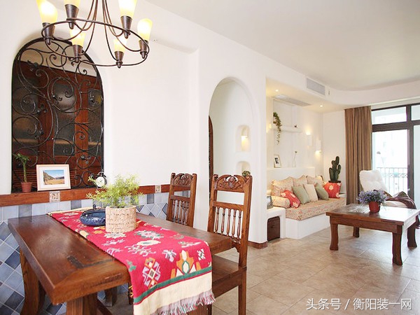 耀江花园的124平户型装修,无需刻意的极简装修