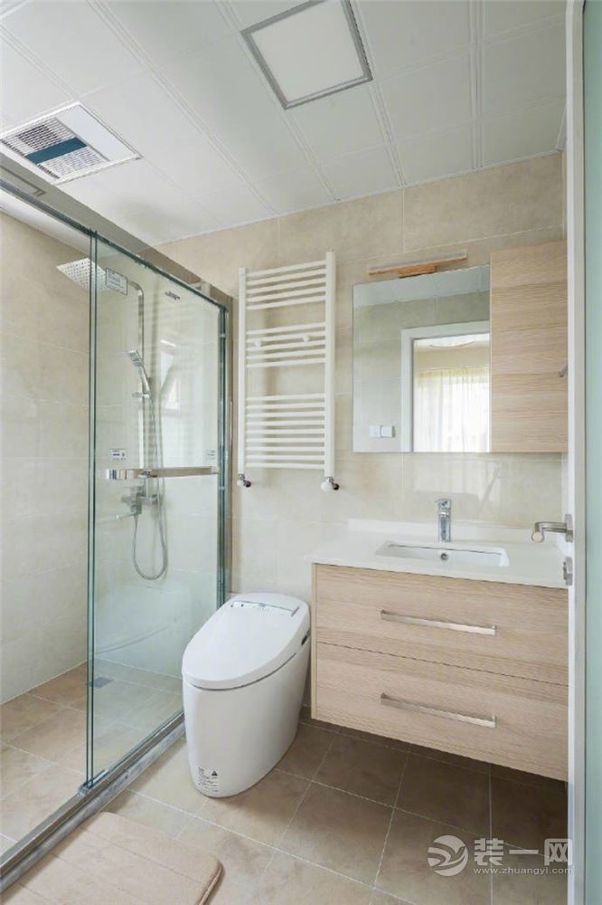 氧气家居！苏州华润橡树湾小区清新环保日系二居设计案例说明