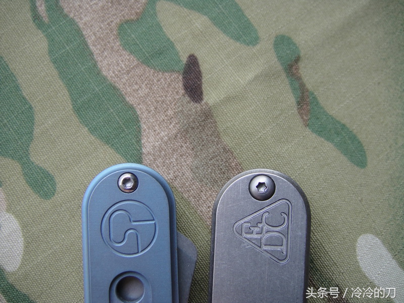 2把钛合金加S35V钢的serge*刀折**，豌豆和菜刀头详细对比