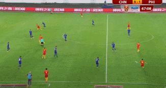 国足对阵威尔士邓涵文防守,邓涵文绝杀法国