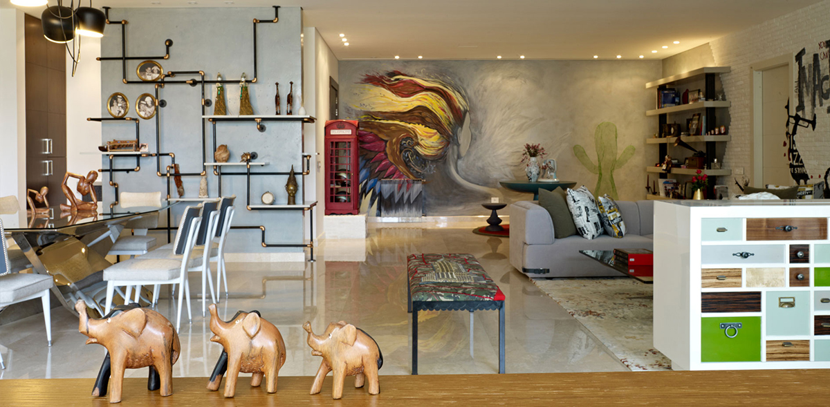 画在家里墙上的治愈系简单墙绘,找人画墙绘