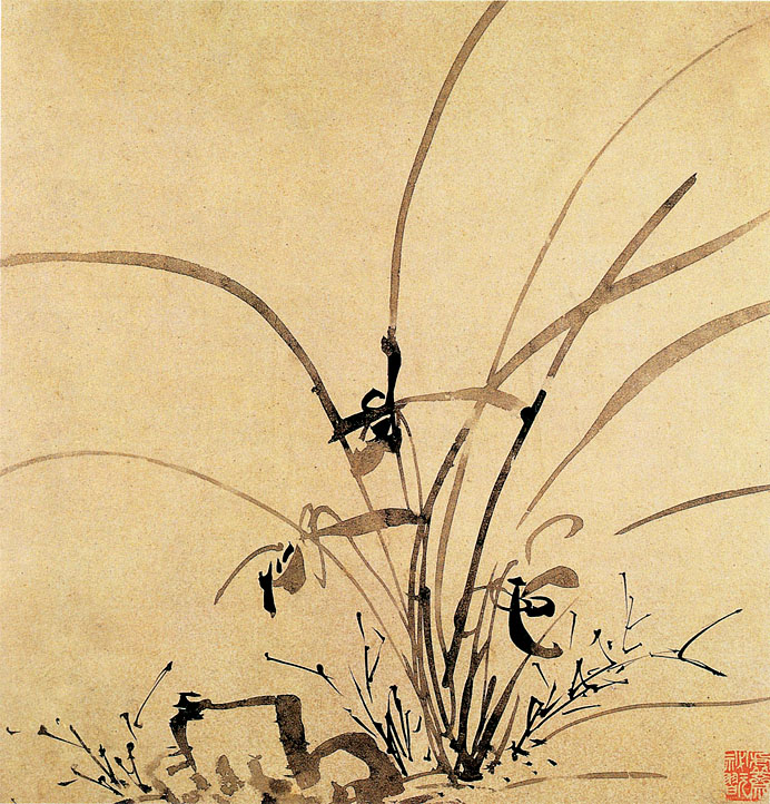 有关梅兰竹菊的中国国画作品,国画梅兰竹菊