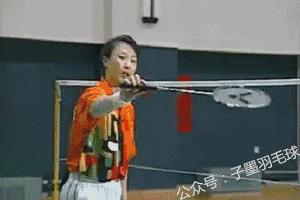 羽毛球网前挡球的正确姿势,羽毛球勾球搓球推球扑球挑球