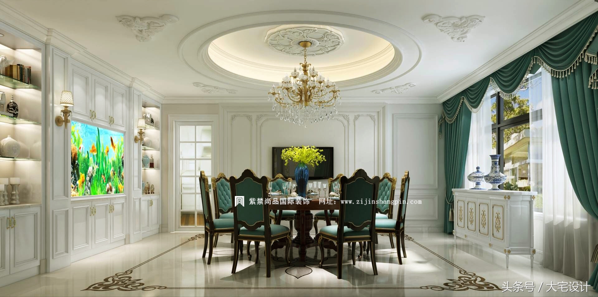 保利垄上法式,昌平下沉花园案例欣赏