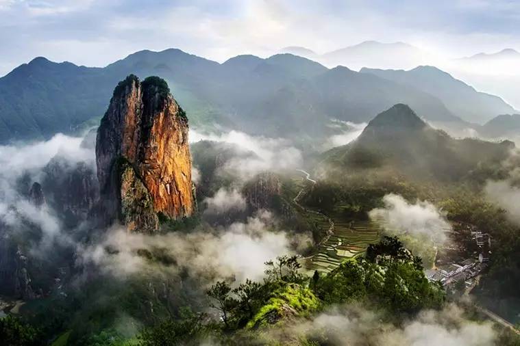 山水画廊旅游推荐,中国五大最美山水