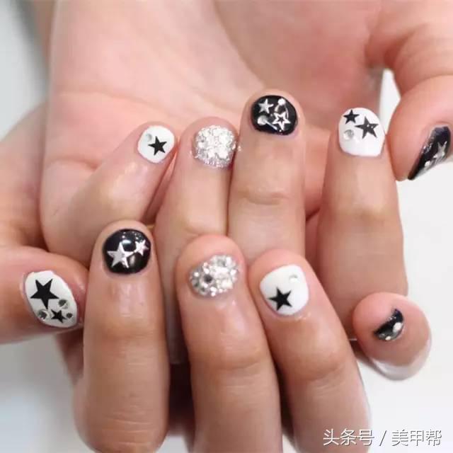 指甲特别短小能做美甲嘛,2019美甲短小甲款式