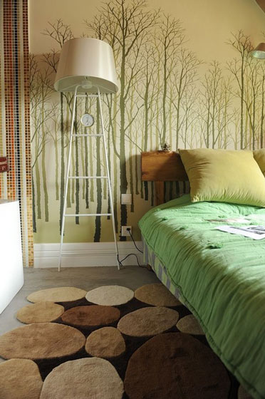 极简风格手绘墙,简单又漂亮的手绘墙