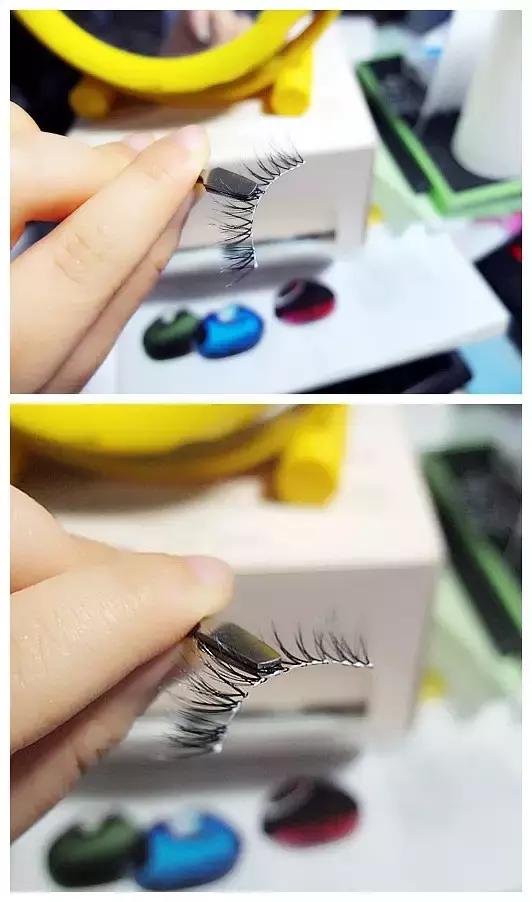 不会贴假睫毛录视频,不会贴下睫毛的妹子看的教程