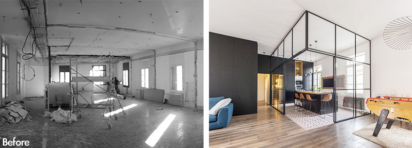 办公室黑框玻璃装修效果图,玻璃隔墙效果图办公室