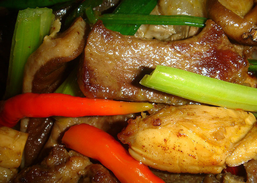 正宗牛杂烩菜,啤酒焖牛杂视频