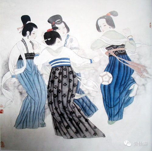 足球起源于中国蹴鞠,蹴鞠和足球历史演变图片