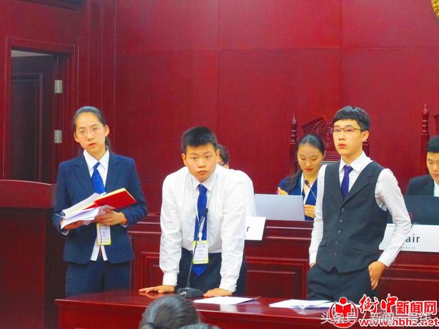 衡水中学学生参加2017北京国际模拟联合国大会