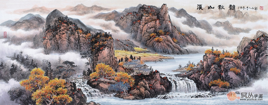 著名山水画100幅临摹技法,怎样画树山水画教程