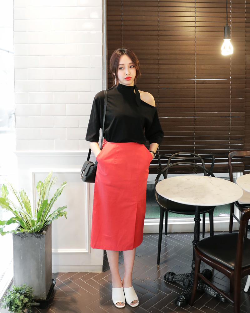 T恤搭配半身裙最新韩版女装为你赚足回头率