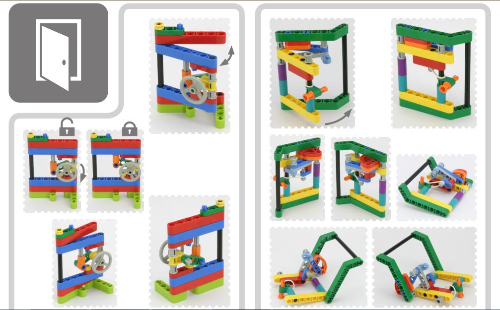 乐高门拼装教程,乐高门制作