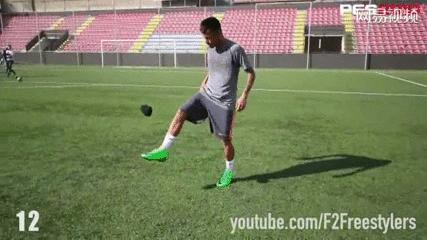 GIF-他不晒自拍、不晒女友，唯晒球技！最后惊天一晒打几分？