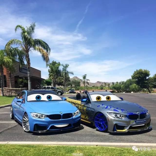 「恶搞」“萌萌哒”的大眼睛改装车，肯定能帮你撩到无数妹纸！