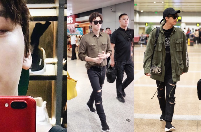 170705蜜蜂强势扒李易峰鞋柜原来这些鞋他穿了这么久