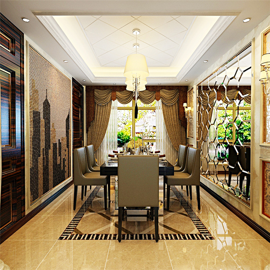 沈阳世茂五里河装修,沈阳方林150平米轻奢装修图