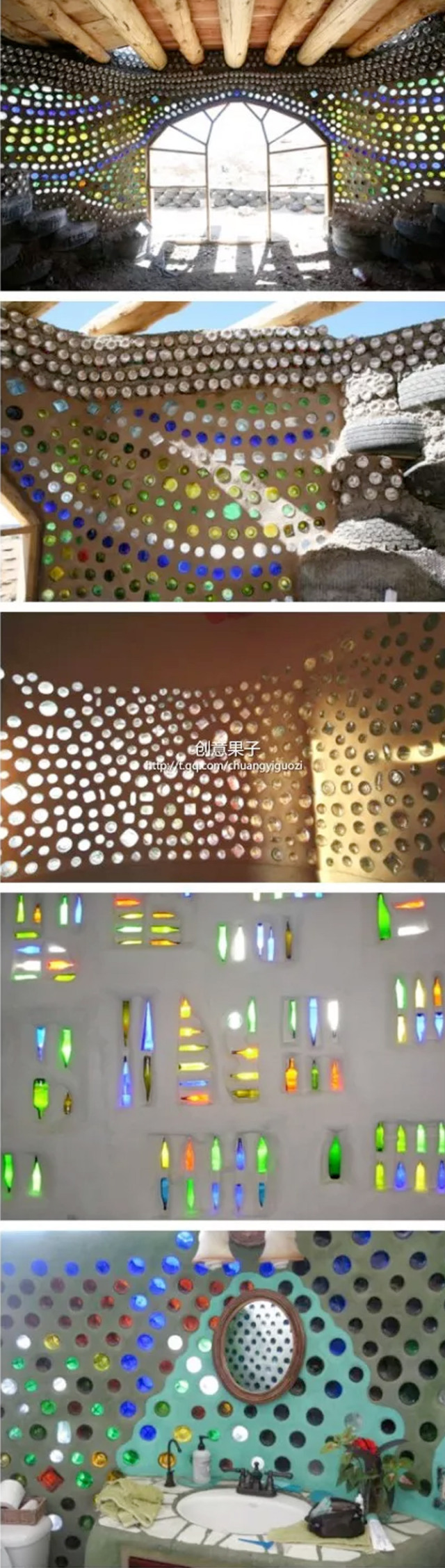 用废旧玻璃瓶做装饰?这样的创意美也是让人叹为观止