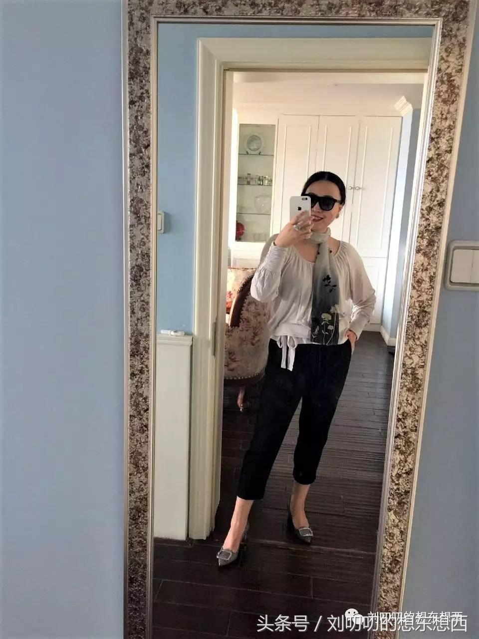 纯色棉t恤,一日一look女装搭配