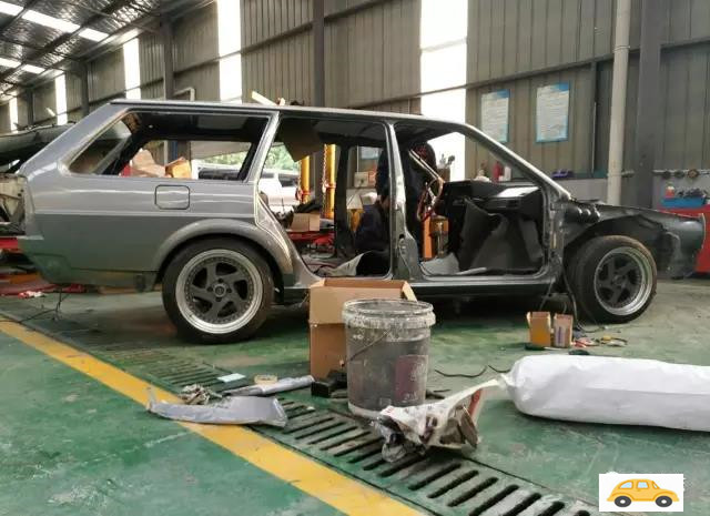 大众桑塔纳汽车修复翻新,大众新桑塔纳修复漆