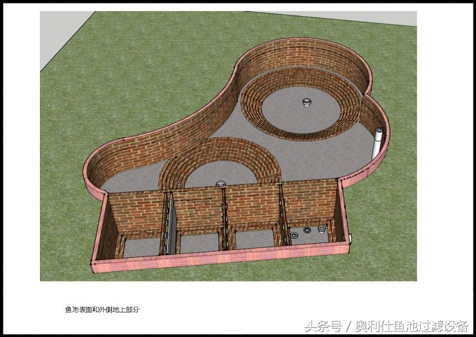 小型庭院鱼池假山设计,庭院锦鲤鱼池过滤改造